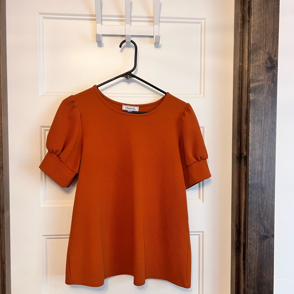 Orange Blouse